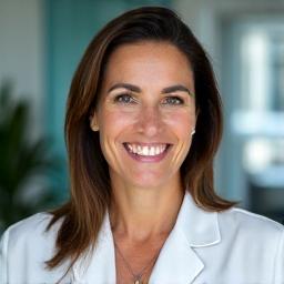 Retrato de la Dra. Elena Martínez, Nutricionista Clínica.