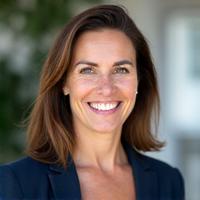 Retrato profesional de Sofia Rodríguez, co-fundadora y CEO de Ruta Vital, sonriendo confiadamente.